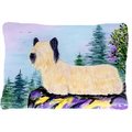 Micasa Skye Terrier Indoor & Outdoor Decorative Fabric Pillow 12 x 16 in. MI891810